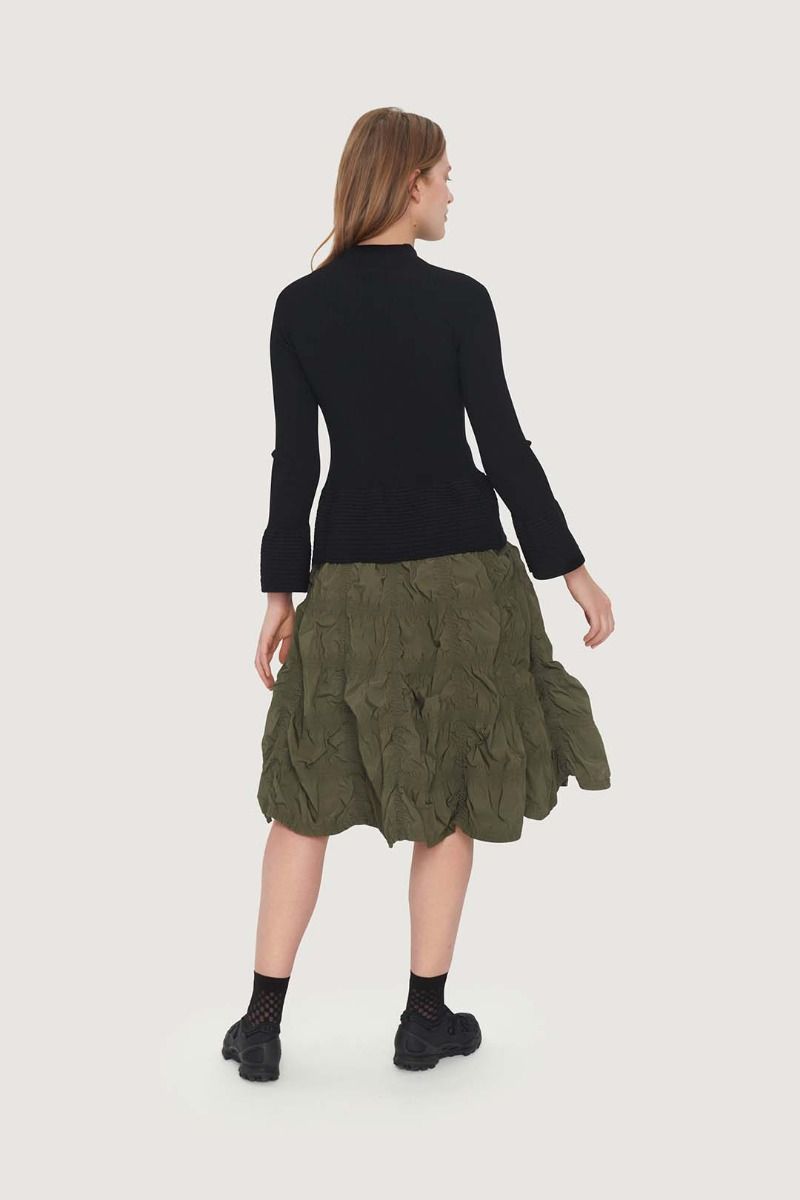 Saku rib-knit blouse