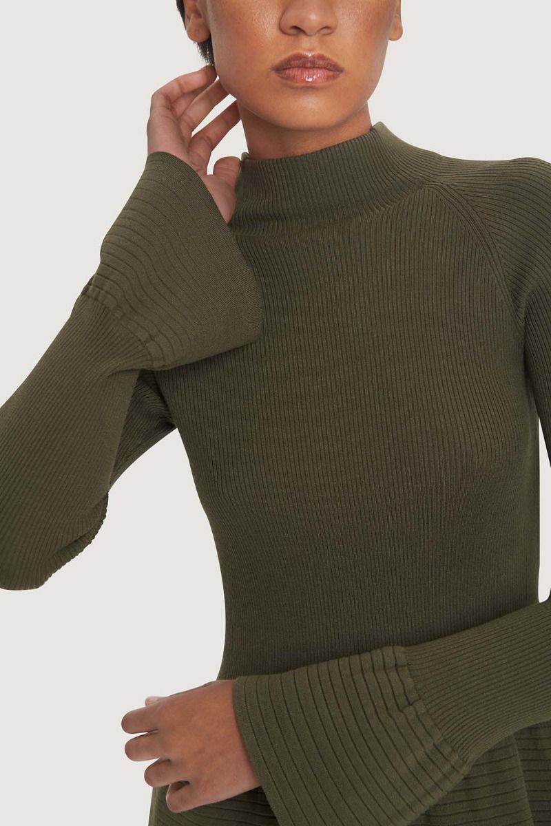 Saku rib-knit blouse