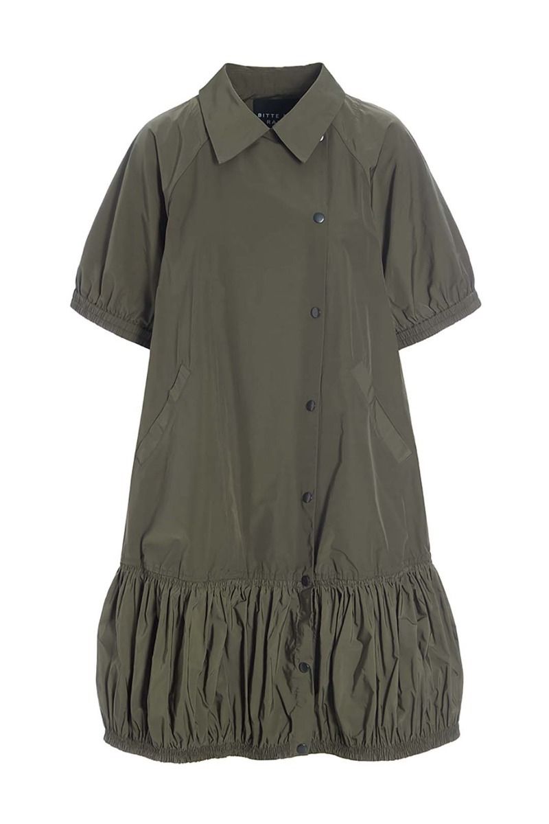 Fukkura poplin shirt dress
