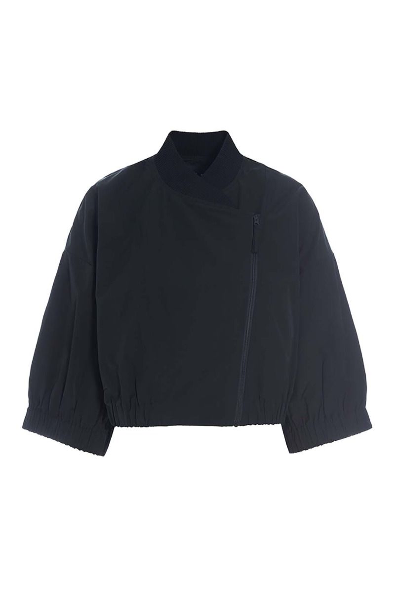Fukkura poplin bomber jacket