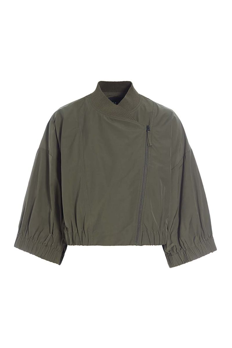 Fukkura poplin bomber jacket