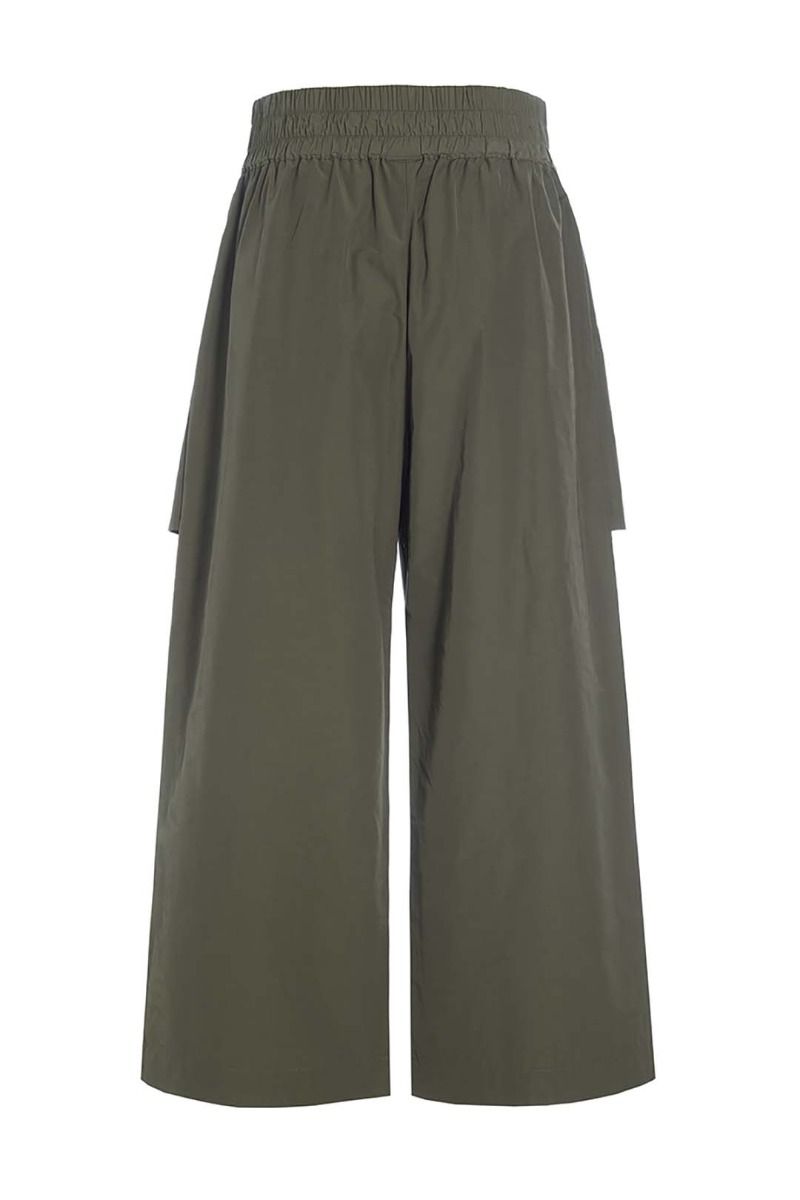 Fukkura poplin culotte pants