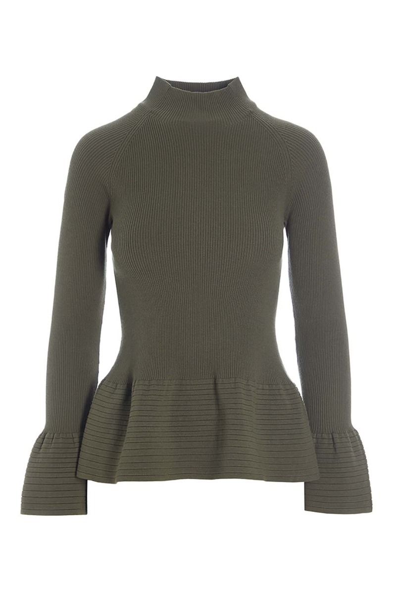 Saku rib-knit blouse