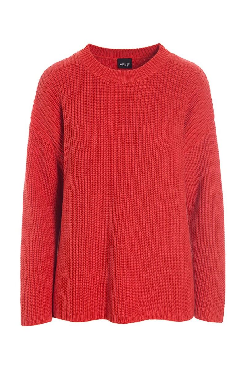 Gamine knit blouse