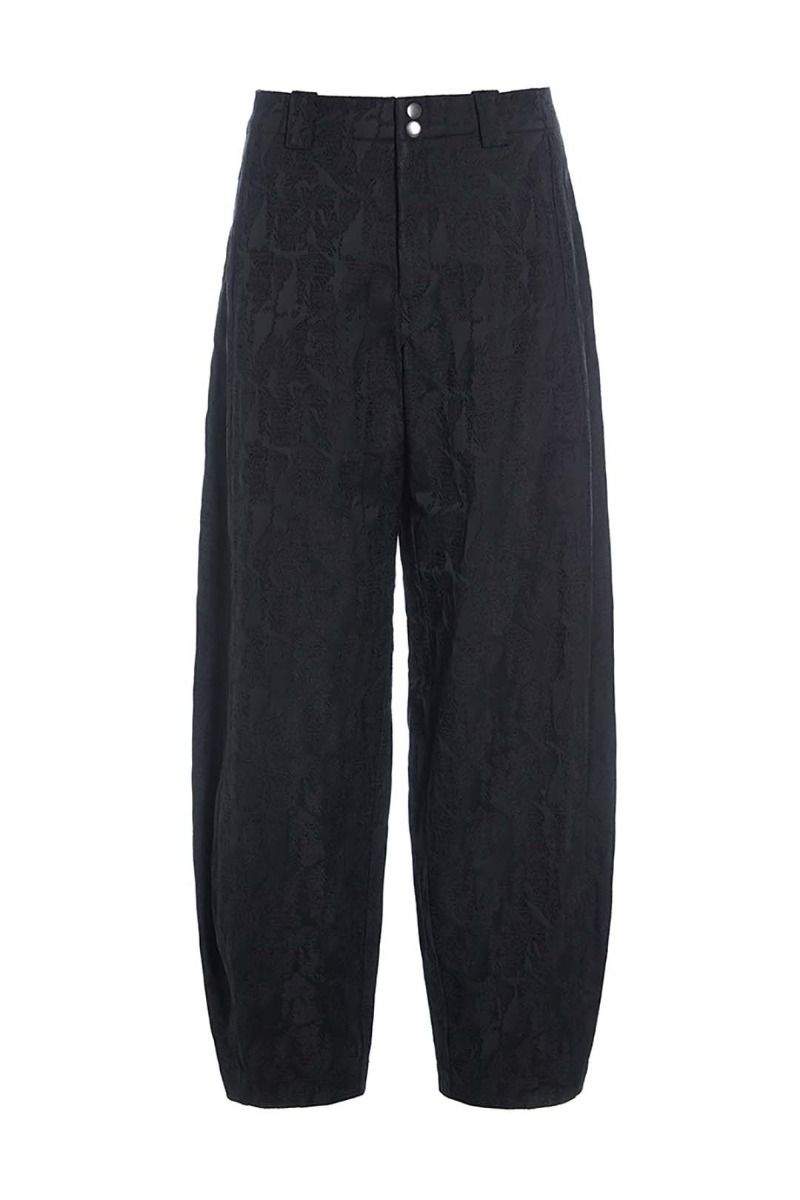 Jacquard stretch pants