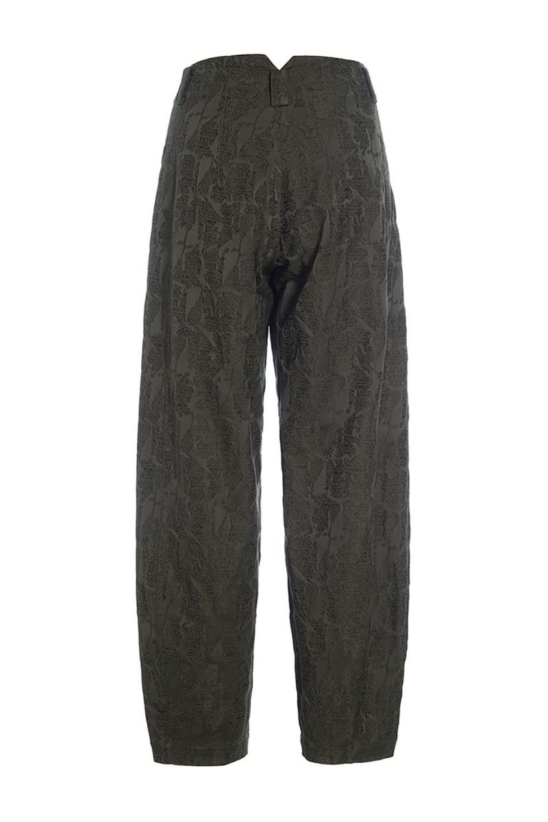 Jacquard stretch pants