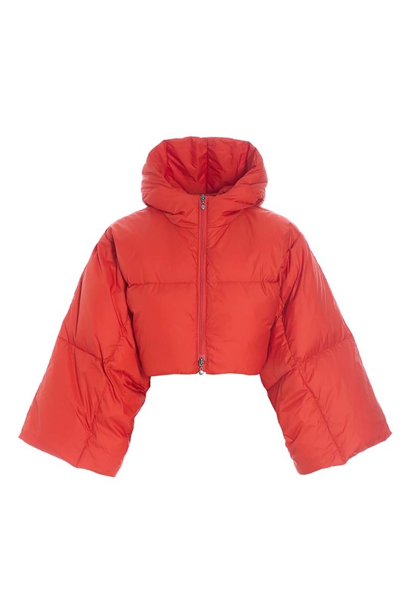 Feather down short jacket