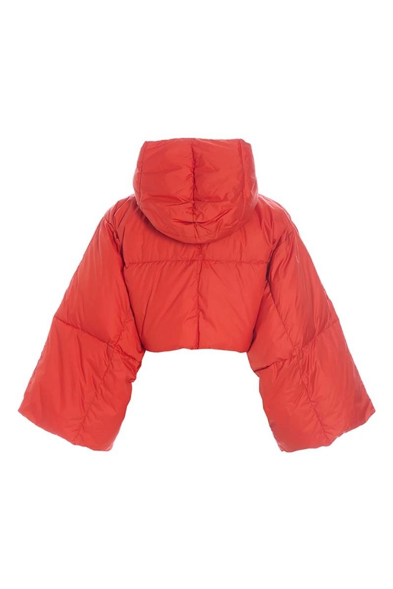 Feather down short jacket