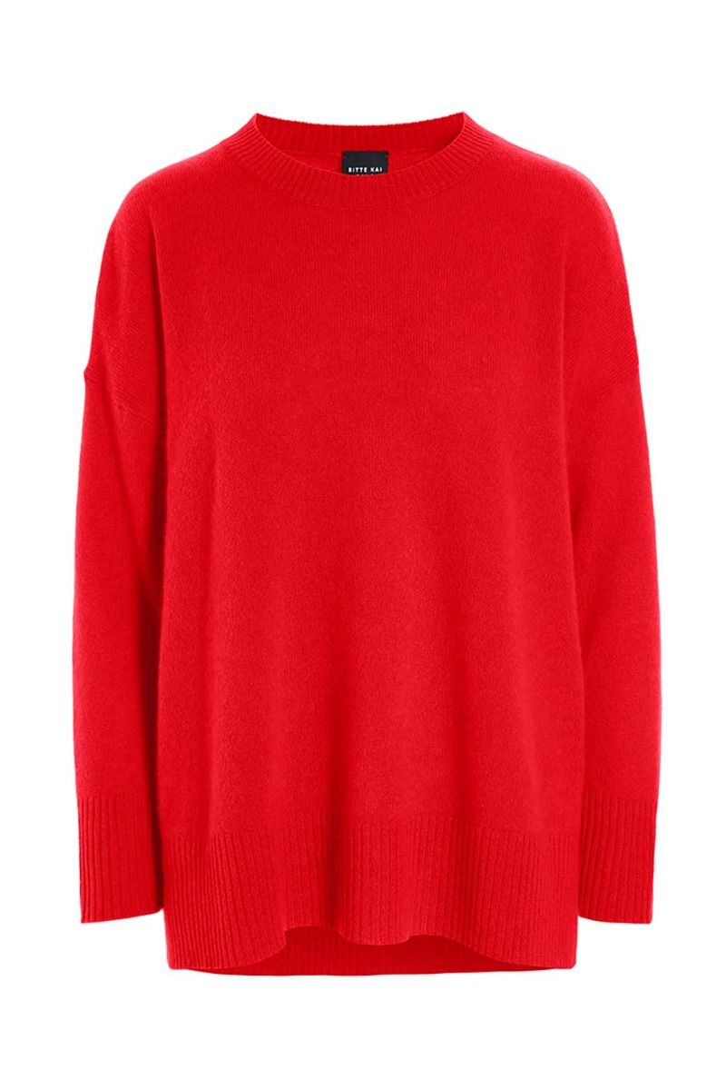 Cloud cashmere long sleeve blouse
