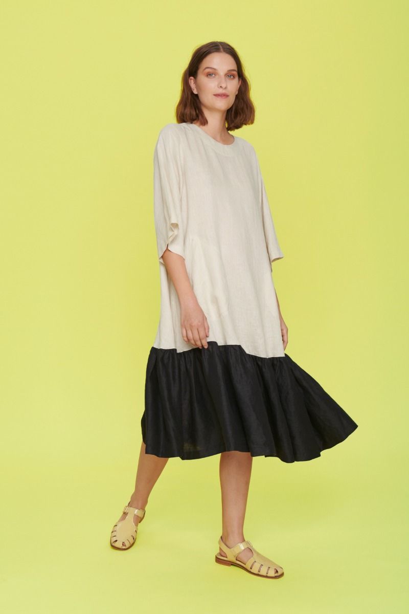 Airy linen dress