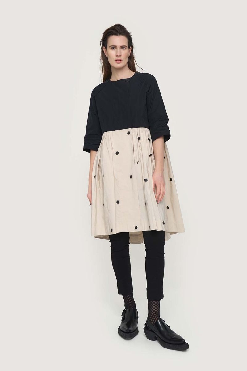 Changeant stretch narrow pants