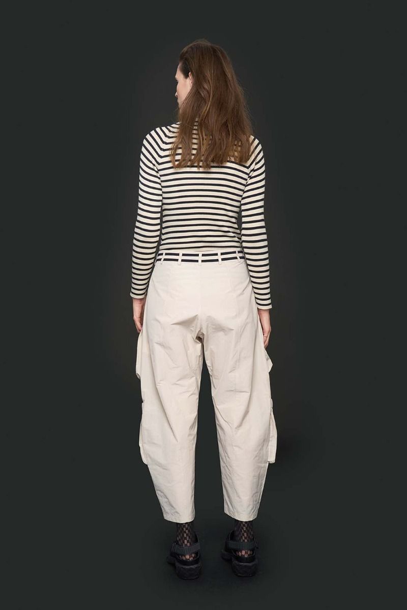 Bloom rib-knit blouse