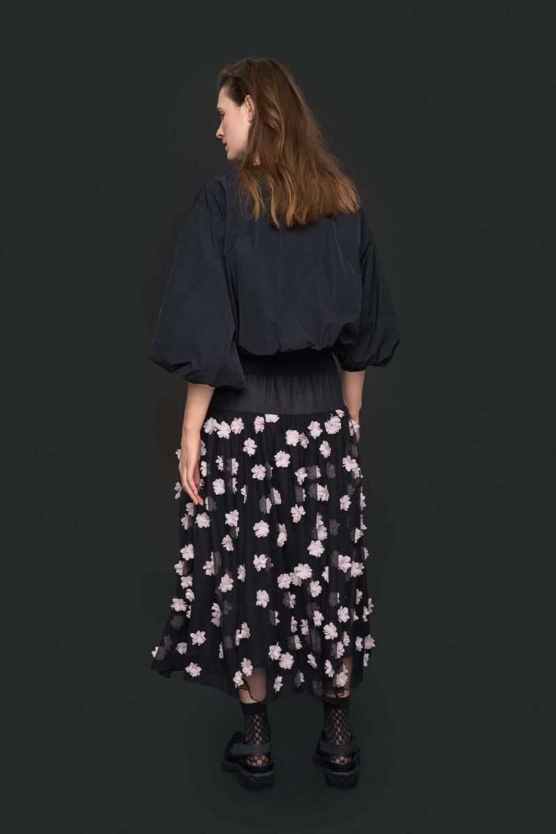 Fukkura poplin short jacket