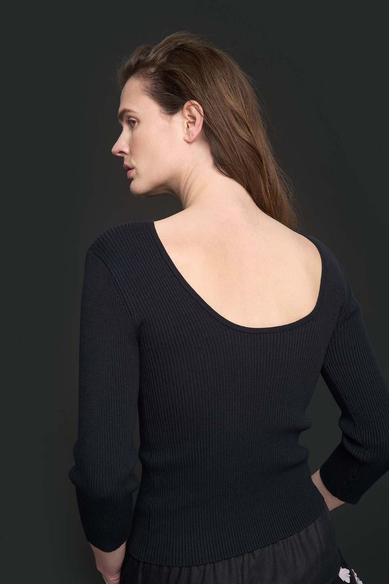 Bloom blouse with 3/4 sleeve