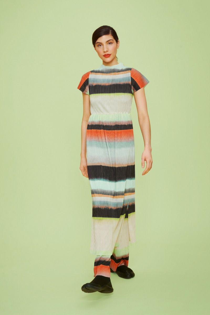 Liquorice stripe dress