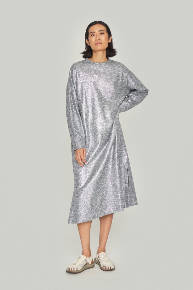 Silver sweat dress