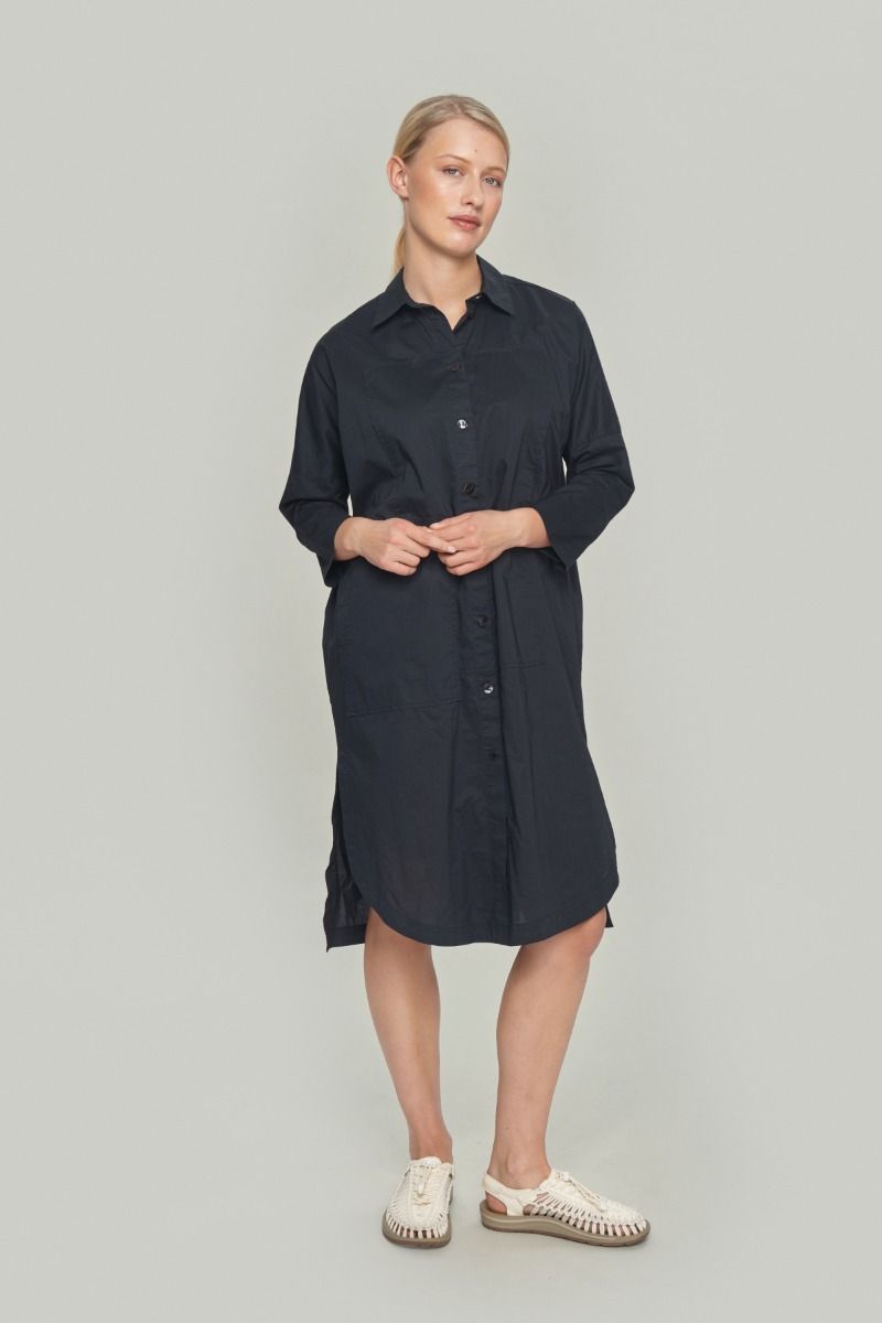 Core cotton shirt dress