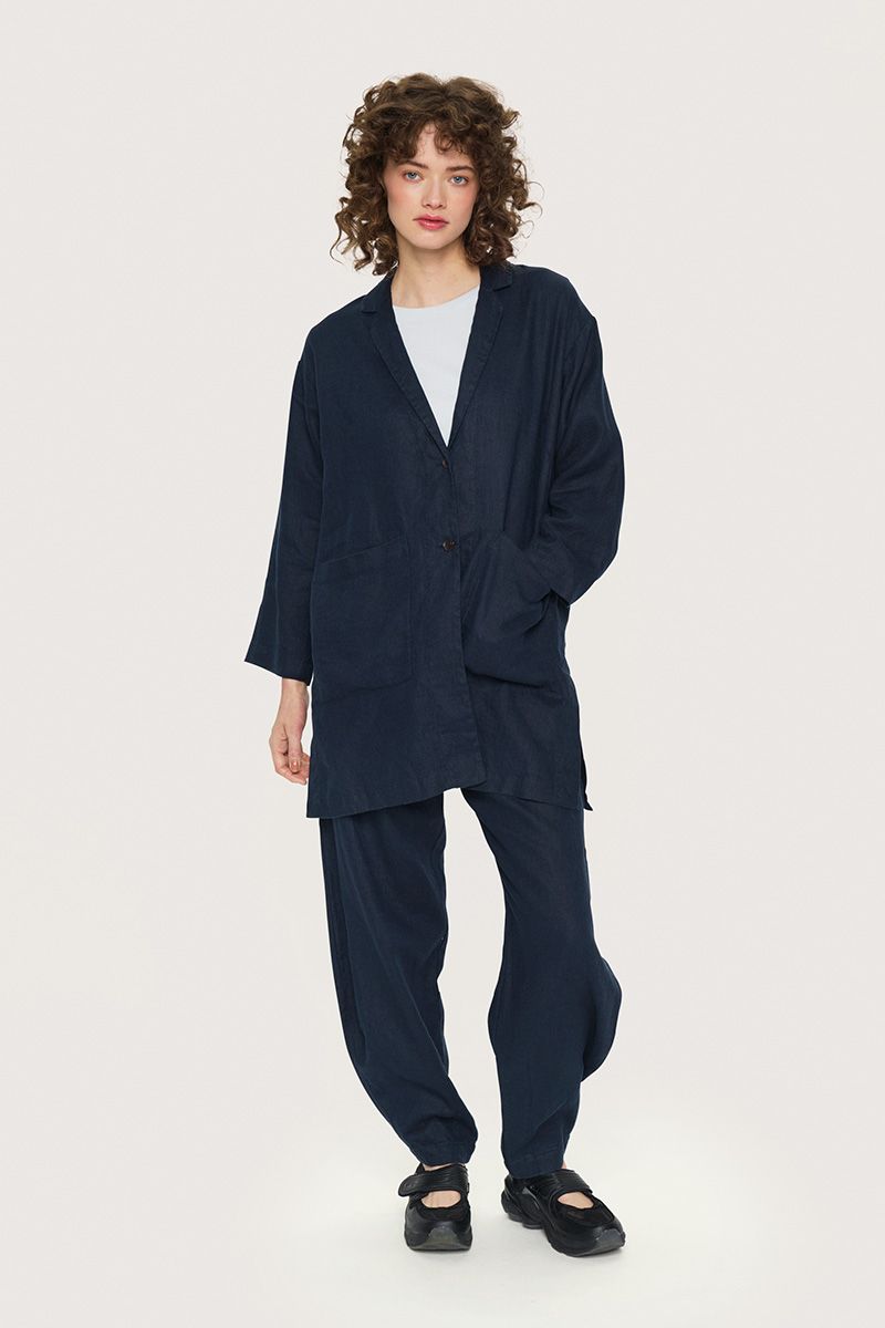 Lazy linen jacket