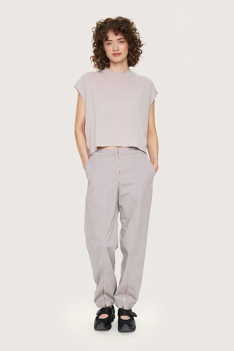 Senmei trousers with zippers