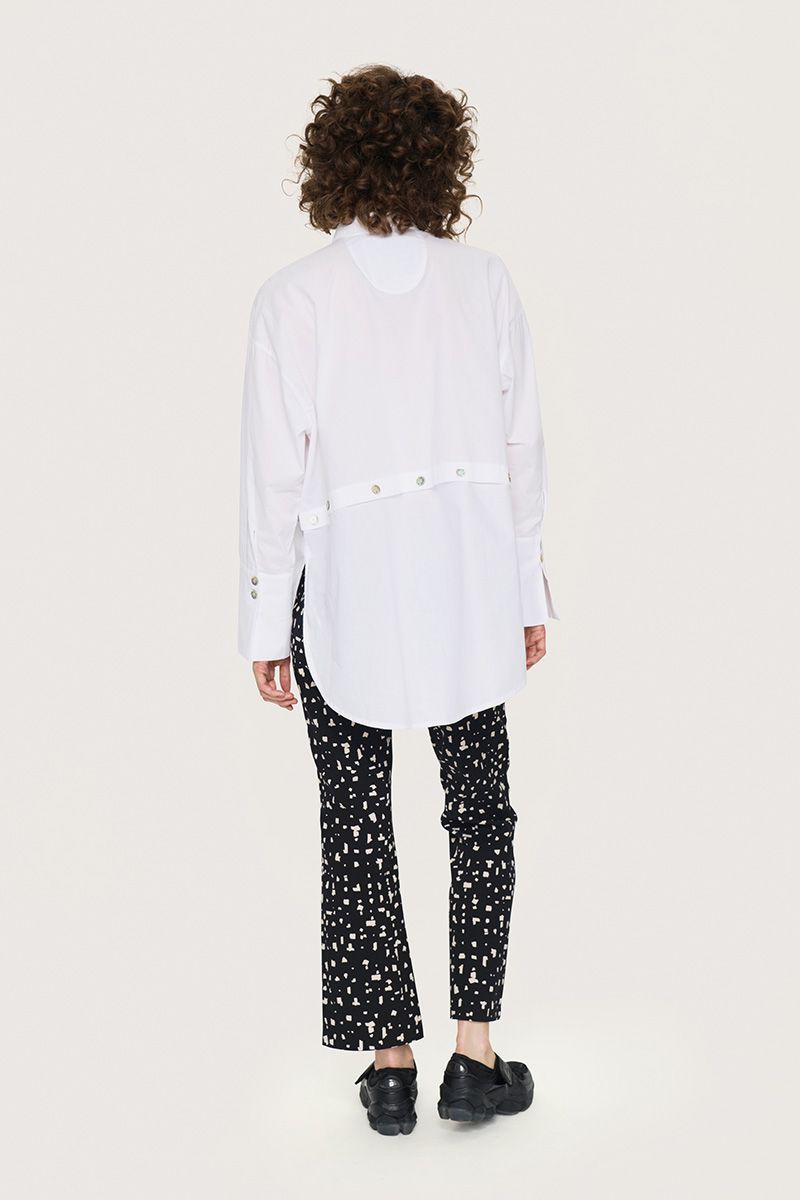 Core cotton oversized shirt