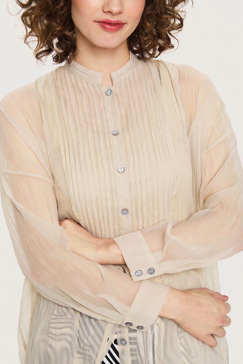 Sukasu dress with pintucks