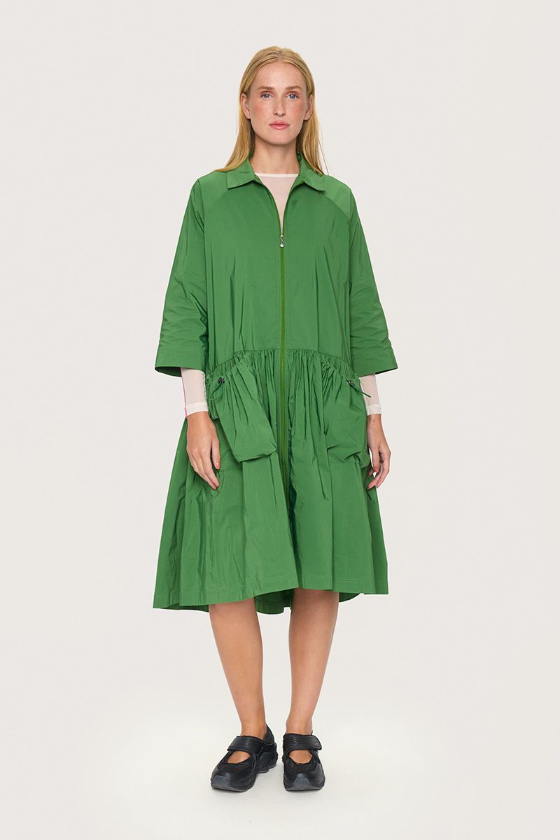 Fukkura poplin oversized dress