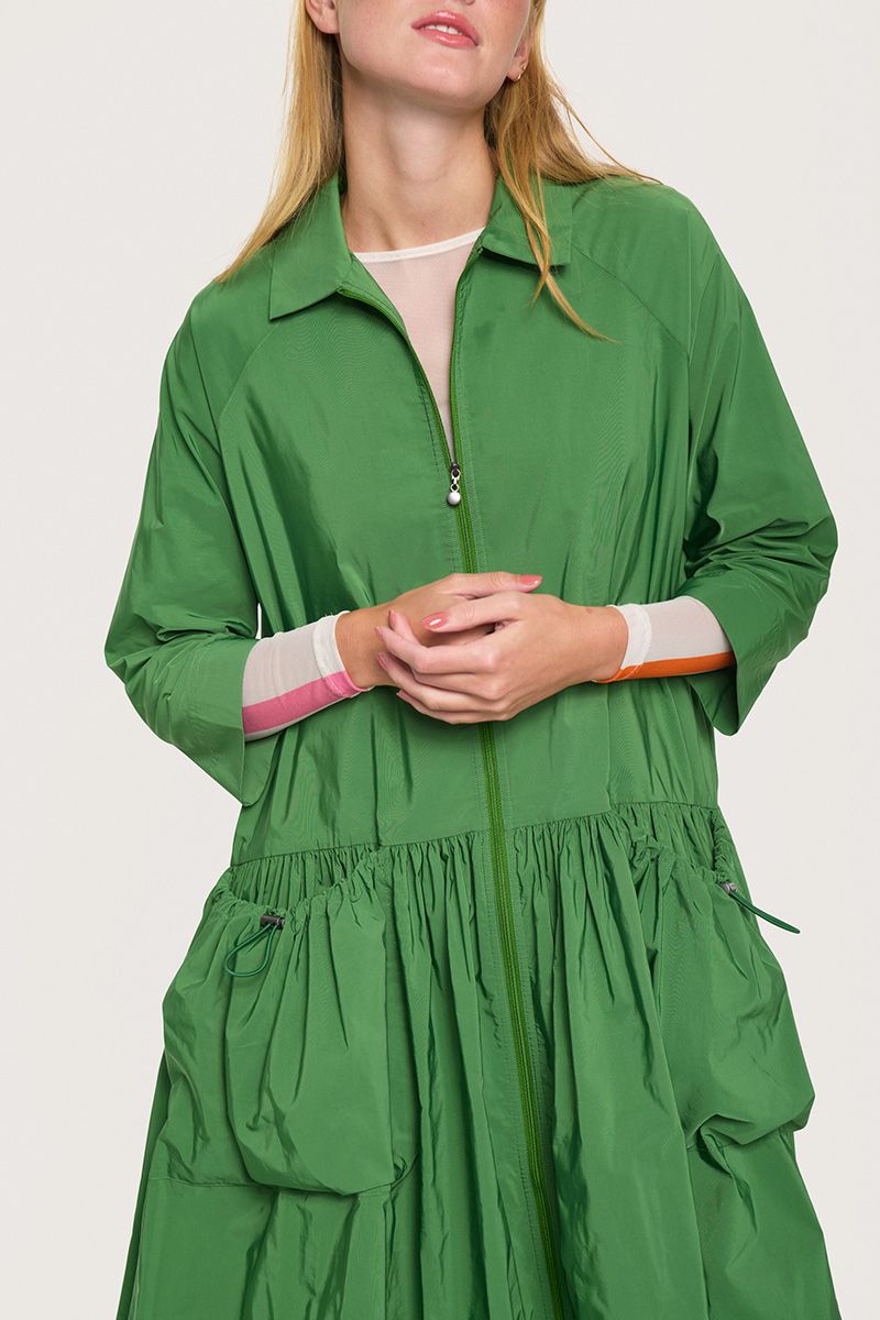 Fukkura poplin oversized dress