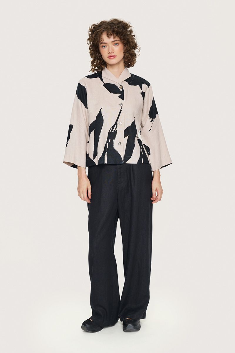 Shadow blossom short jacket