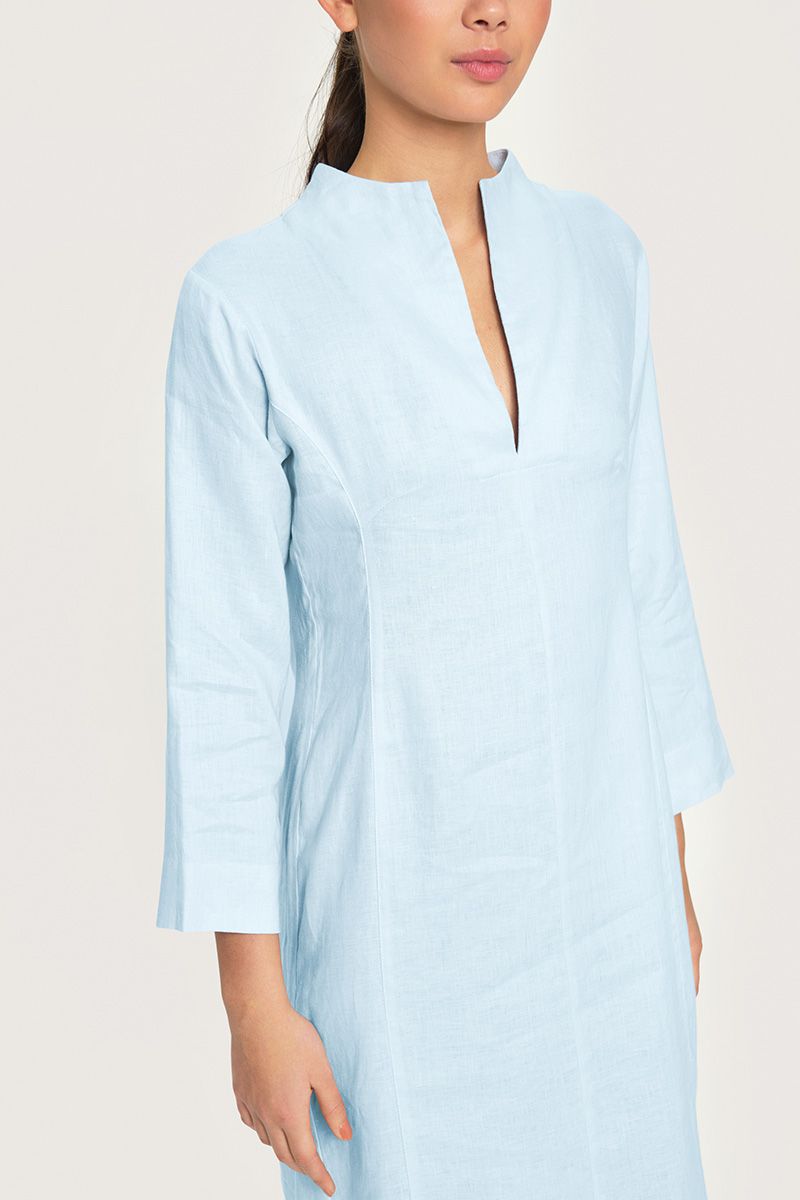 Airy linen long dress