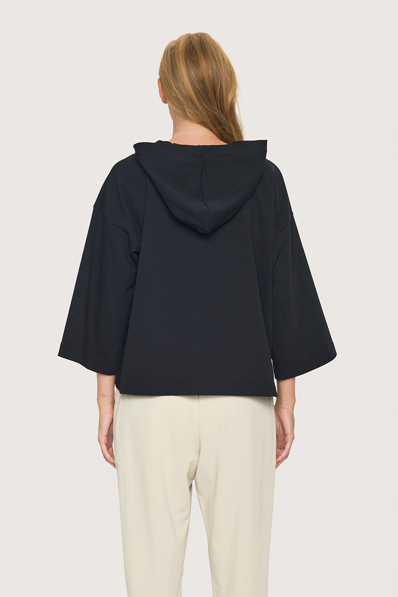 Izumi sweat hooded blouse