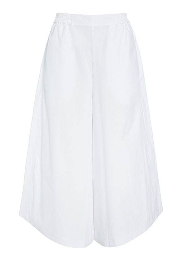 Paper poplin pants