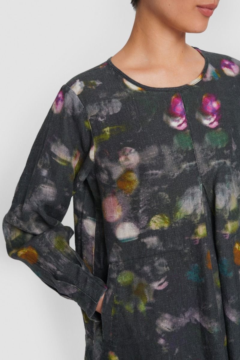 Nightlights dress with pleats