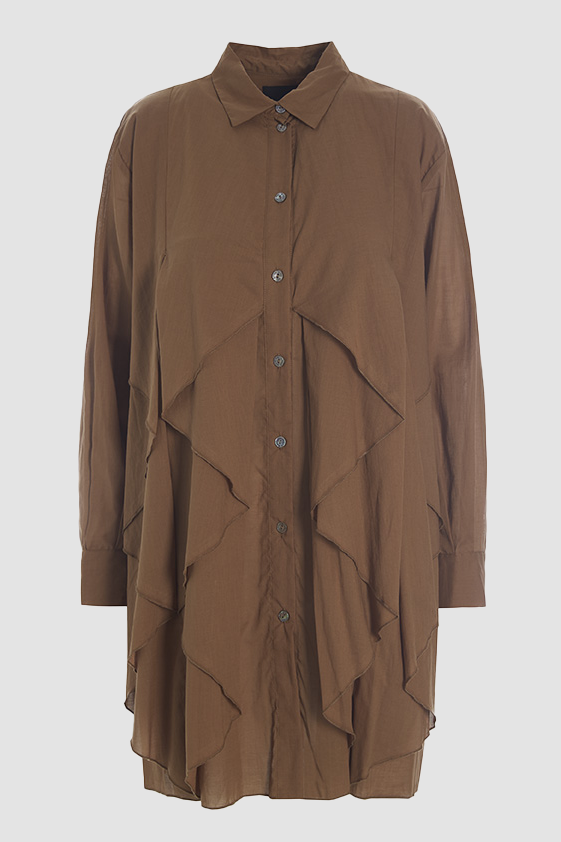 Washi voile origami shirt