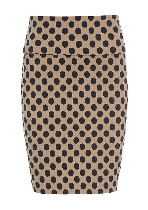Blurred dot skirt