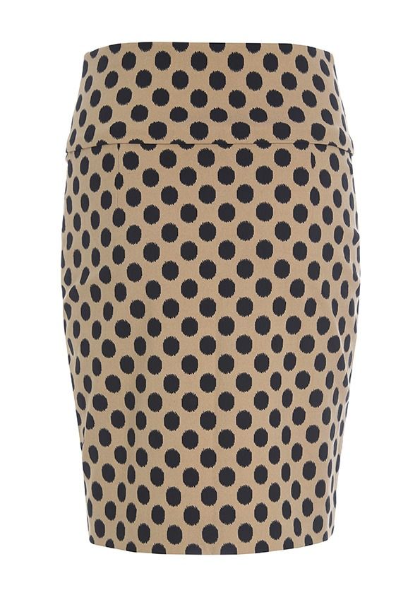 Blurred dot skirt