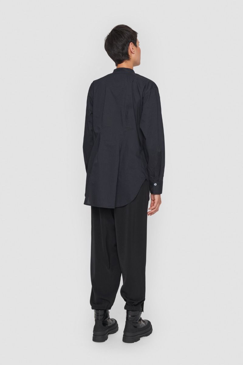 Core cotton flounce shirt