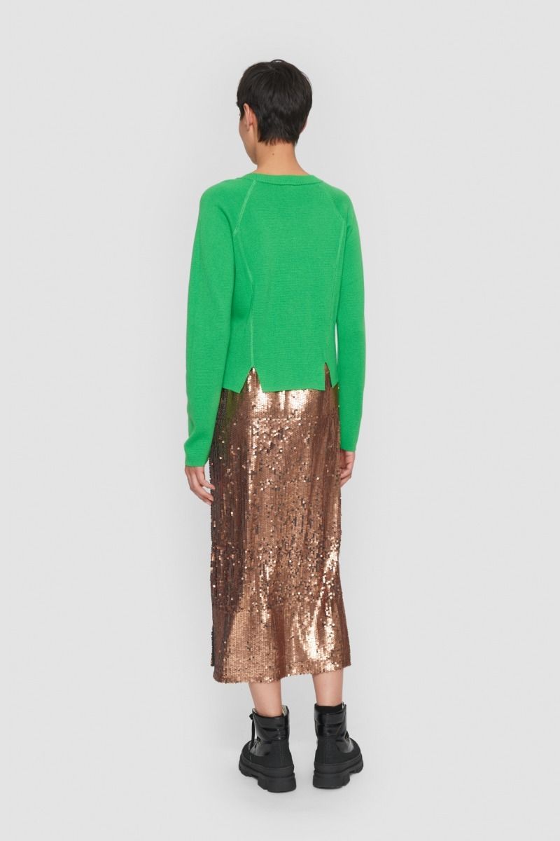 Wakasu wool blend blouse