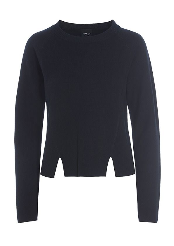 Wakasu wool blend blouse