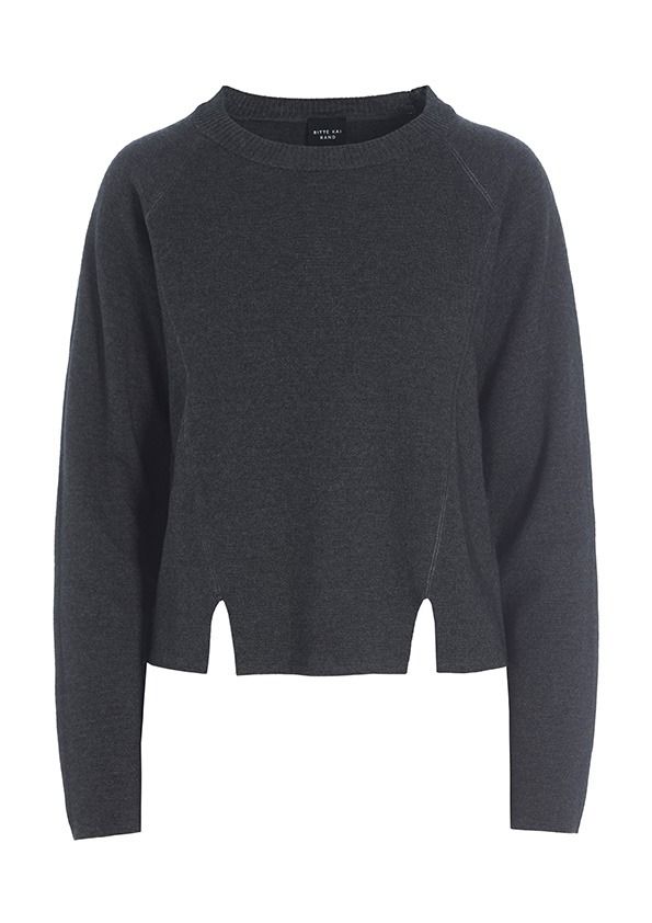 Wakasu wool blend blouse