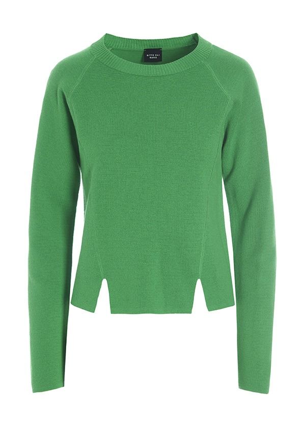 Wakasu wool blend blouse