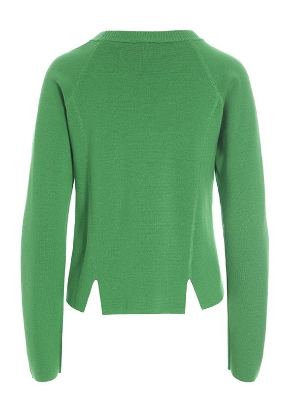 Wakasu wool blend blouse