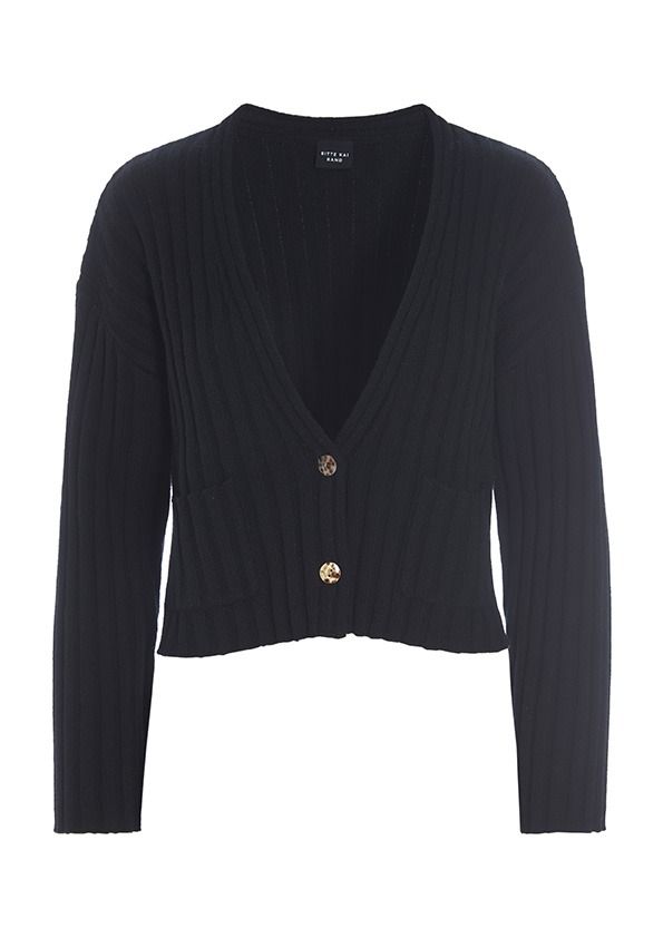 Gamine knit short cardigan