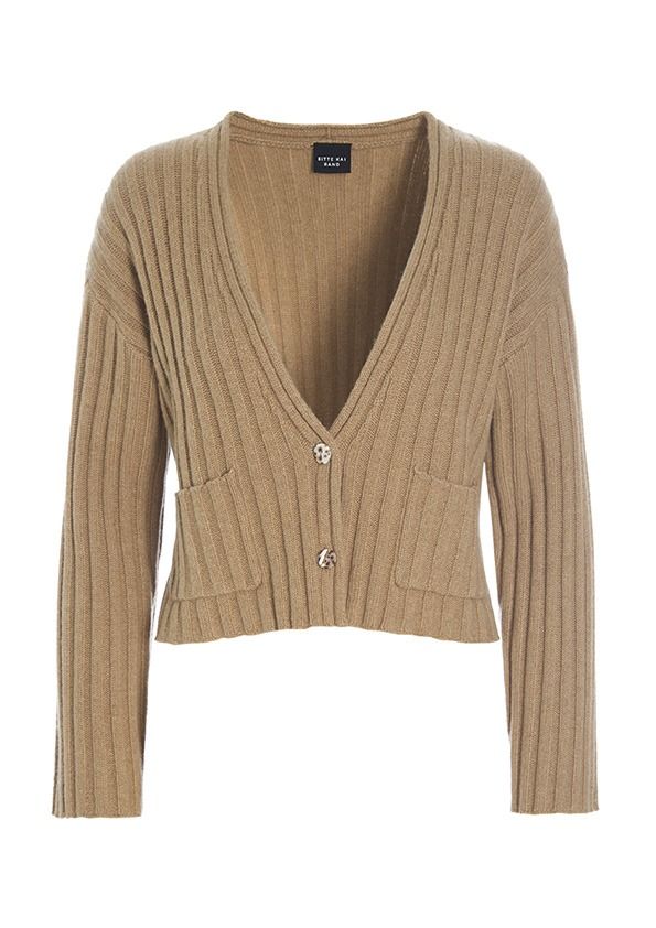 Gamine knit short cardigan
