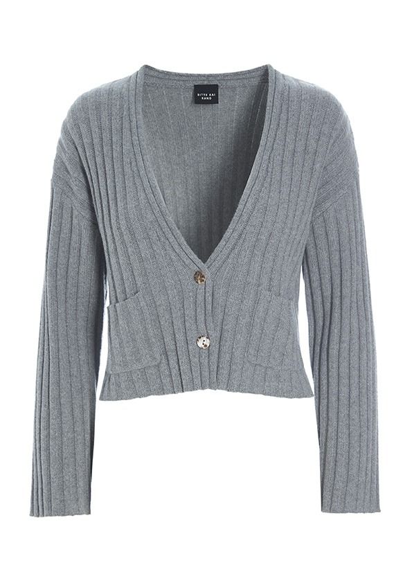 Gamine knit short cardigan
