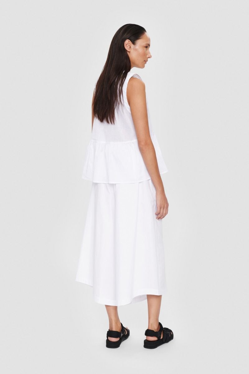 Paper poplin pants