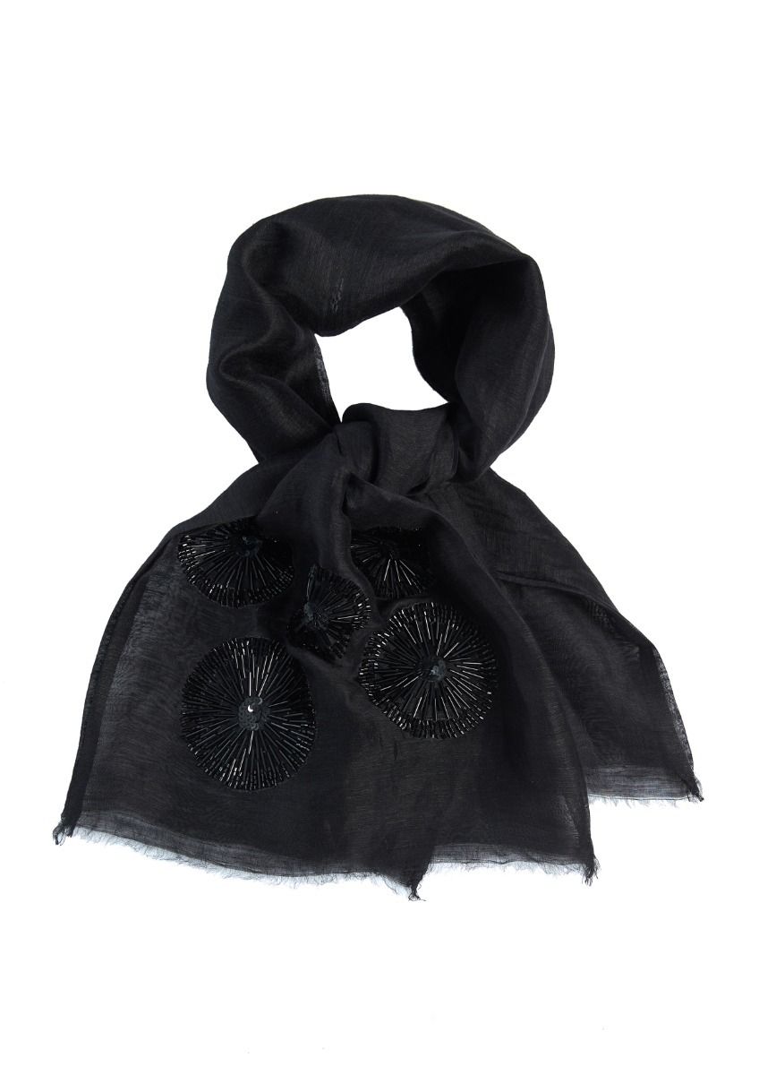 Black pearl scarf