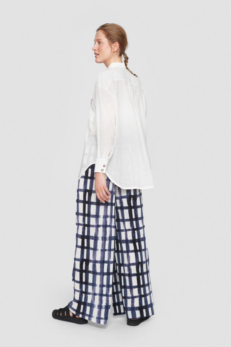 Blur cotton shirt with collar