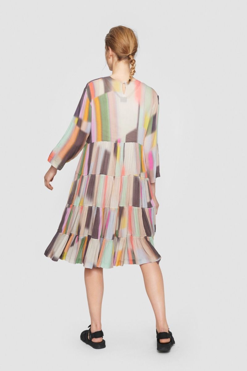 Soft colour block FSC dress
