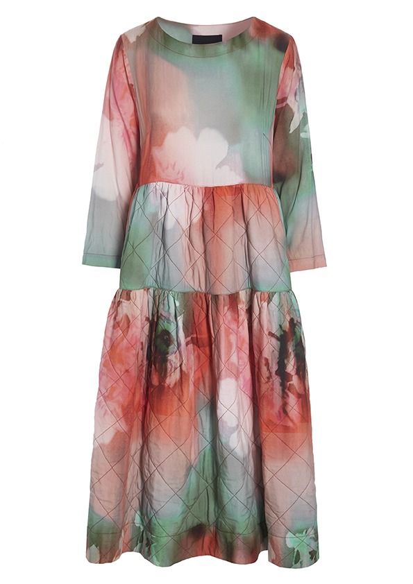 Colour dream & domino FSC long dress