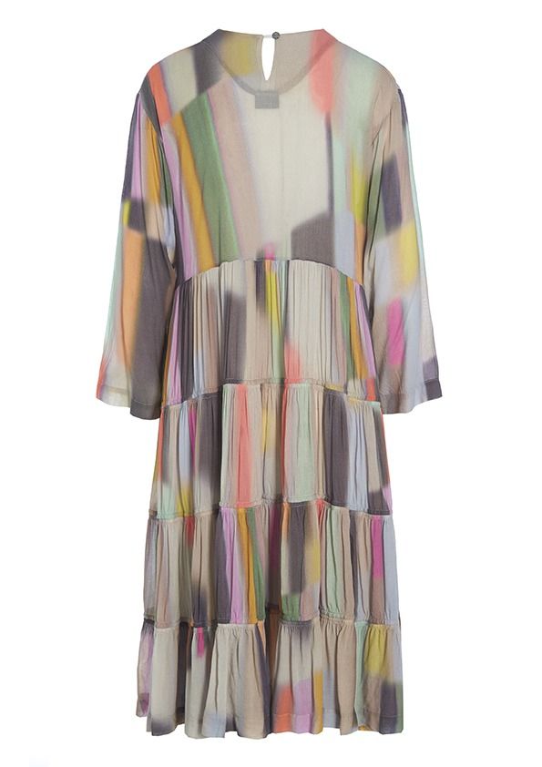 Soft colour block FSC dress
